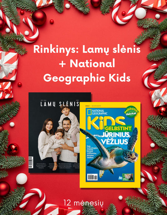 Rinkinys: „Lamų slėnis“ + „National Geographic Kids“