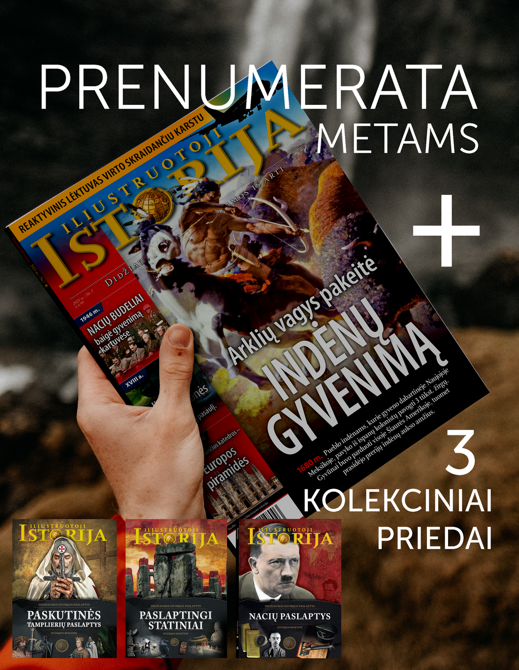 „Iliustruotosios istorijos“ prenumerata + 3 kolekcinės rinktinės* Lietuvoje (siuntimas įskaičiuotas)